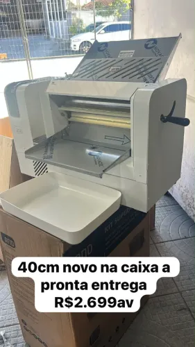 Laminador de Massas Elétrico 37cm 1/2 CV Profissional AND