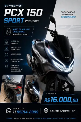 Moto Honda PCX SPORT