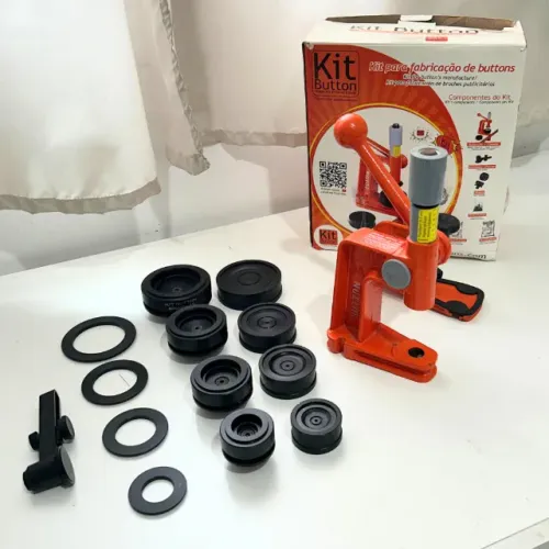 Kit Button Cardenas com 4 matrizes + Acessórios e Insumos