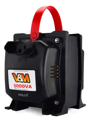 Transformador 220 Para 110 e 110v 220v 5000va 2p+t Tripolar Bivolt Conversor Adaptador De