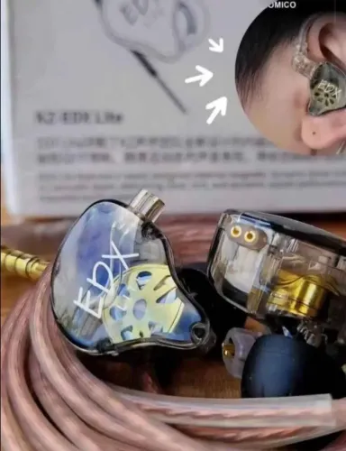 KZ Edx Lite / Fone profissional para retorno de palco.