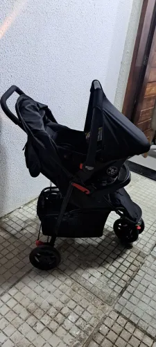 Kit cosco carrinho de bebê + bebê conforto