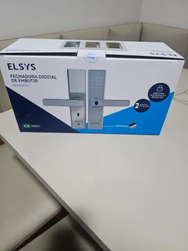 Fechadura Digital de Embutir com Biometria ,Elsys ESf-de200b