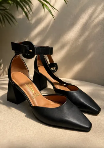 Vendo Sapato Vizzano Preto Usado 1x