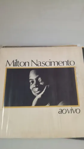 Disco de Vinil LP Milton Nascimento - Ao vivo