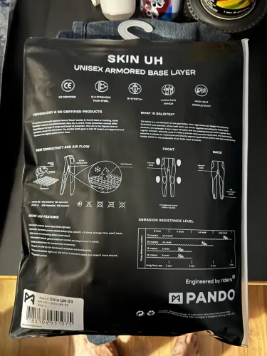 Calça proteção moto Pando Skin UH 03 AA tamanho G