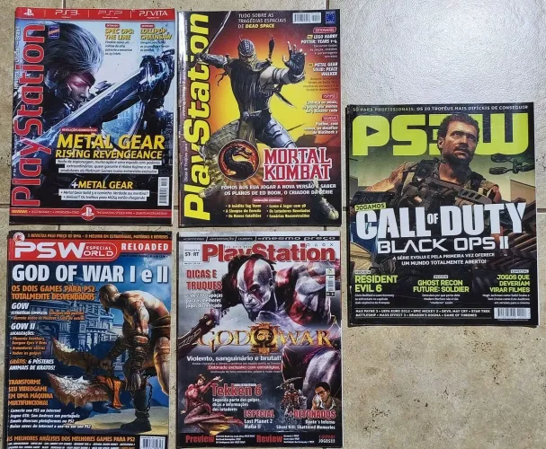 Revistas antigas PlayStation