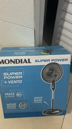 MONDIAL Ventilador Coluna 110V, 40cm, 6 pás, Super Power - VSP-40C-B