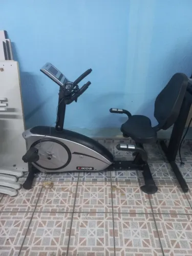 Bicicleta Ergométrica Kikos, Display Lcd, Peso Máximo 120kg