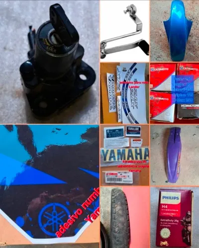 Peças para motos Yamaha aceito cartão