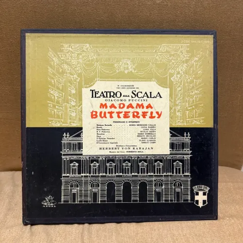 Box Vinil Tríplice Madama Butterfly - Maria Callas / Karajan (1955)