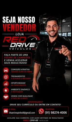 Vaga para vendedor