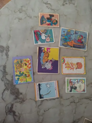 Lote figurinhas raras anos 80