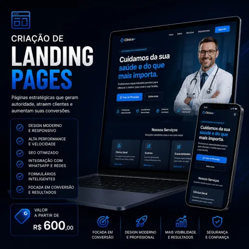 CRIAÇÃO DE LANDING PAGES