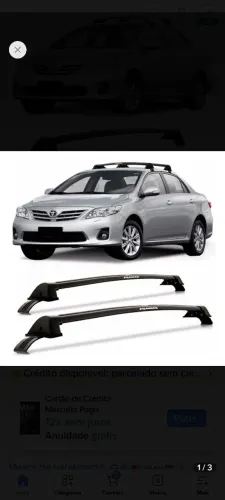 Rack de teto Eqmax