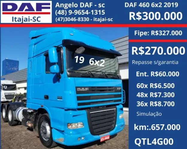 DAF 460 6x2 2019 