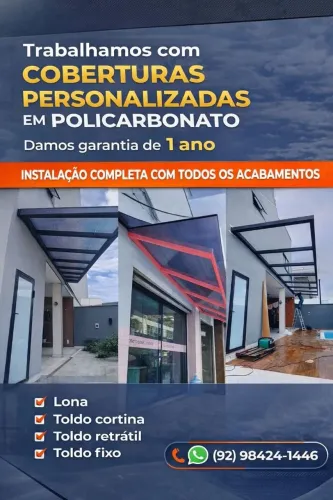 Coberturas em policarbonato