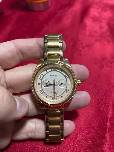 Relógio Fóssil Gold