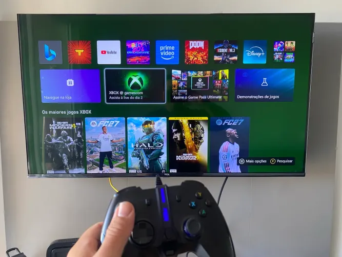  Controle com fio para Xbox One,PC,PlayStation 3