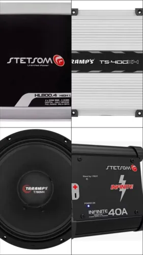 Peças de som automotivo 