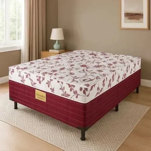 Cama Box Casal Durmaflex San Diego + Colchão Ortopédico | R$ 650,00 | Frete Grátis