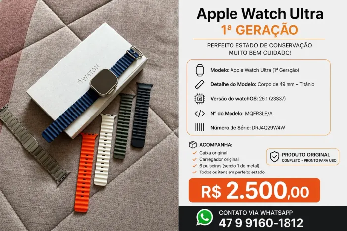 APPLE WATCH ULTRA 1ª GERAÇÃO 