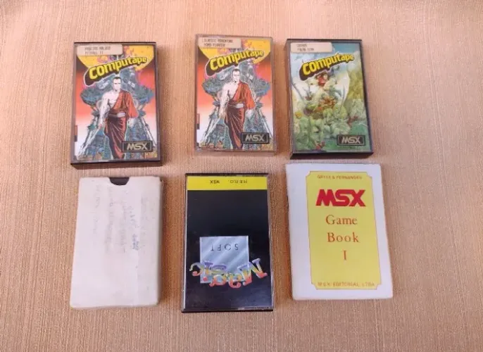 Lote Com 5 Fitas K7 Para Msx No Estado - Leia Descrição