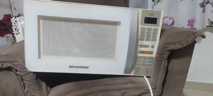 Microondas com defeito