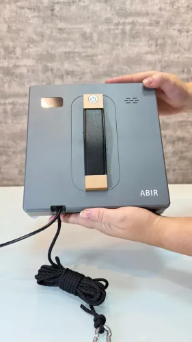 Robô Limpa Vidros Janelas 3000Pa Wi-Fi Tuya Controle Remoto bivolt