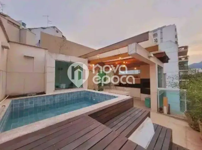 Lagoa | Cobertura 3 quartos, sendo 2 suites
