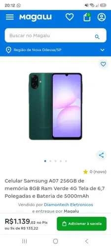 Samsung A07 256Gb