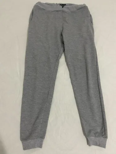 Calça moletinho cinza M