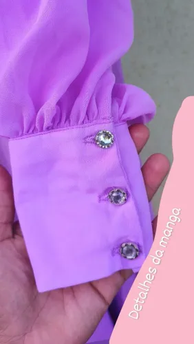 ? Vestido de Festa Lilás - Elegância em Cada Detalhe ?