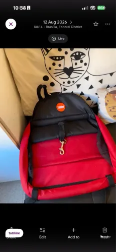 Cadeirinha pet carro marca tubline