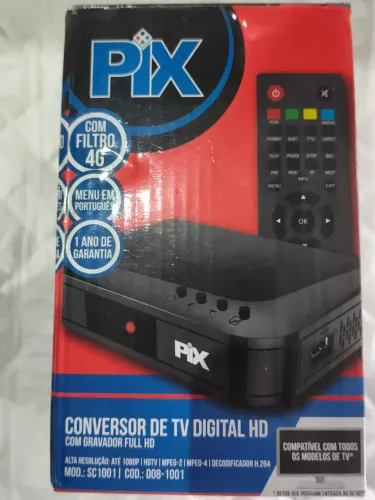 Conversor de TV digital Pix 