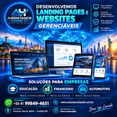 Desenvolvemos Landing Page à partir 600 Reais