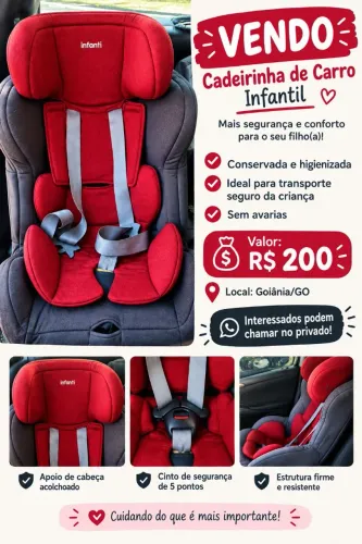 Cadeirinha infantil 