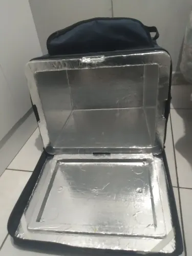 Bag para entregador com isopor NOVA