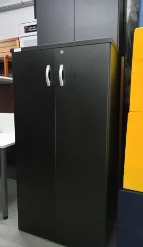 Armário Alto Para Escritório Com 2 Prateleiras