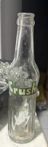 Garrafa Antiga Refrigerante Crush