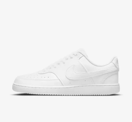 Sapato branco Nike de couro 