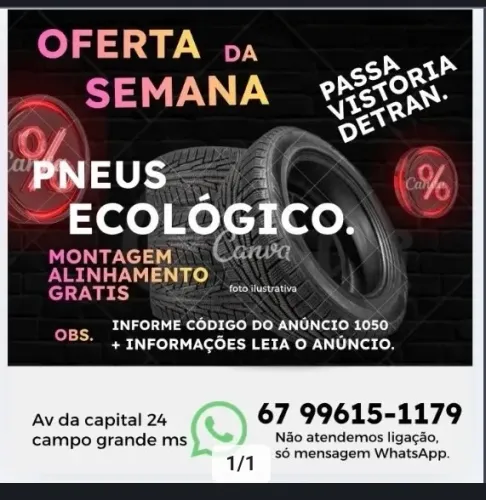 Pneu 205/55 /16 leia o anúncio 