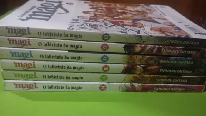 Magi - O labirinto da Magia Vols 14 ao 18 e 21
