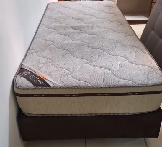 Cama box Solteiro Oxford Colchões 097x203x25cm