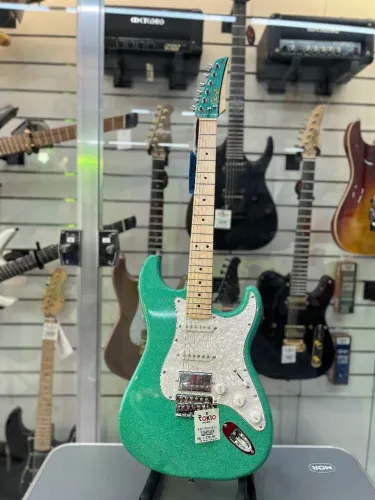 Guitarra Seizi Fun Katana Musashi? HSS - Turquesa Sparkle<br>