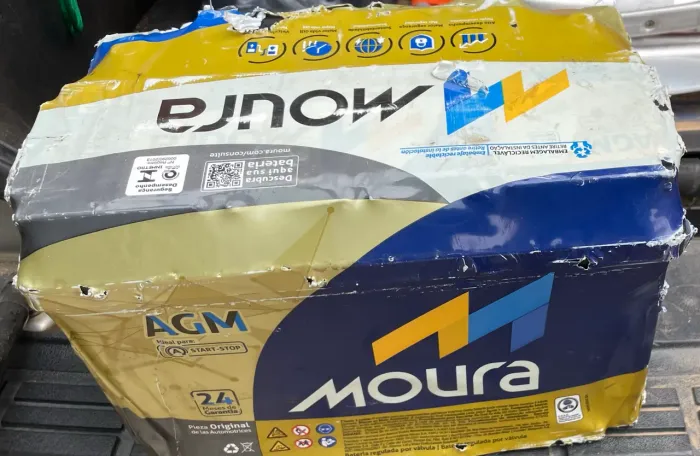 Vendo bateria Moura agm de 70 amperes 