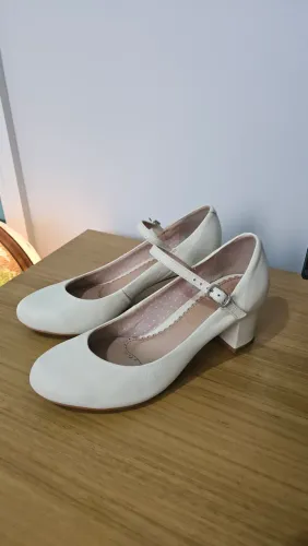 Salto n°36 lolita pimenta couro off white