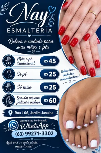 Unhas Perfeitas Sem Sair de Casa! Atendimento de Manicure e Pedicure a Domicílio ?