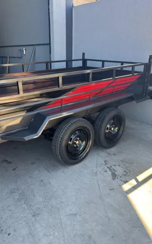 Carretinha trucada, reboque trucado 2,500kg de carga