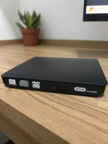 Gravador de cd e dvd externo slim